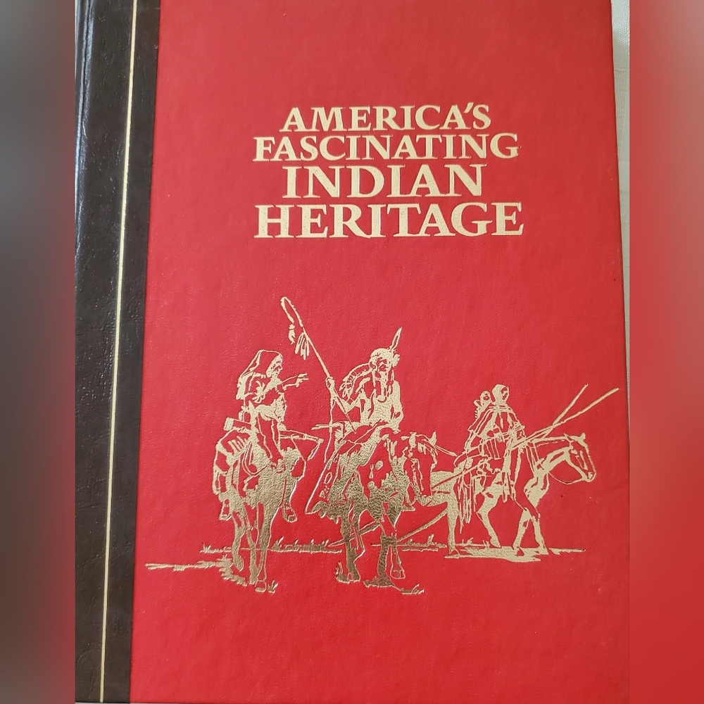 Vintage 1978 Readers Digest America's Fascinating Indian Heritage, Red Hardcover